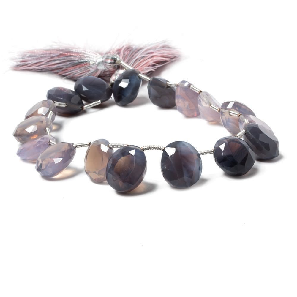 12x10-14x12mm Scapolite pavilion faceted ovals 8.25 inches 9 beads (ONLINE ORDER ONLY)