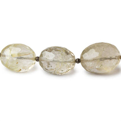 12x10-18x14mm Golden Rutilated Quartz straight drilled faceted oval beads 18 inch 17 pieces AA (ONLINE ORDER ONLY)
