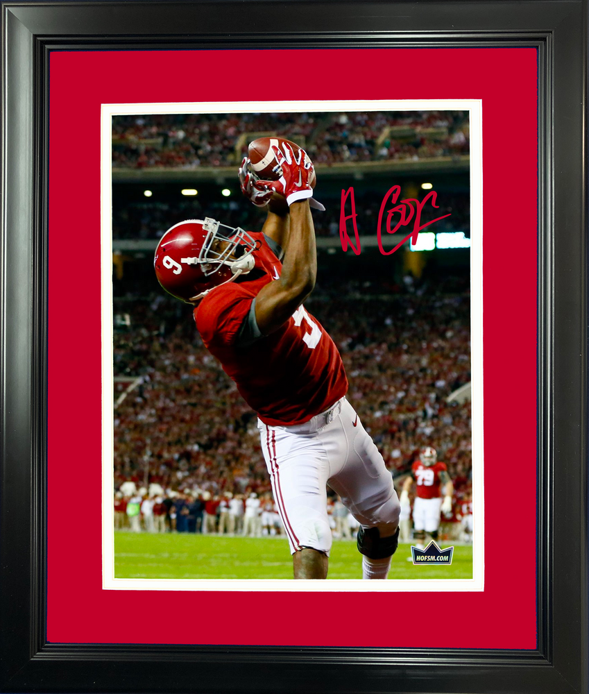 Framed Amari Cooper Facsimile Laser Engraved Signature Auto Alabama Crimson Tide 11"x14" College Football Photo HOFSM Holo (ONLINE ORDER ONLY)
