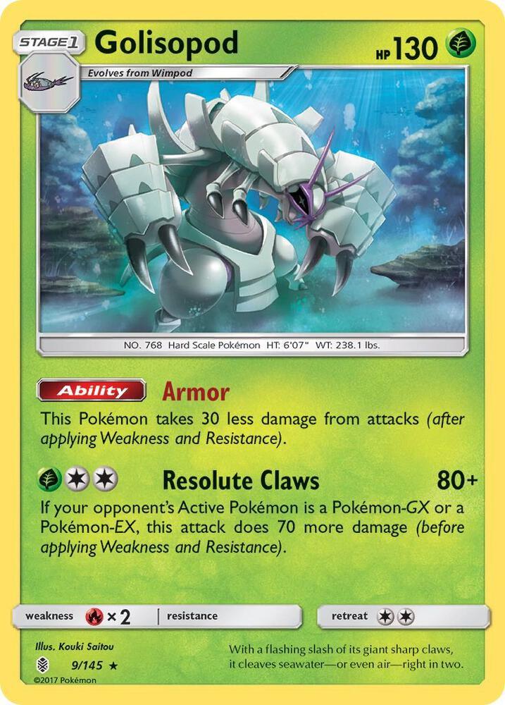Golisopod (9/145) [Sun & Moon: Guardians Rising] (Online Only)