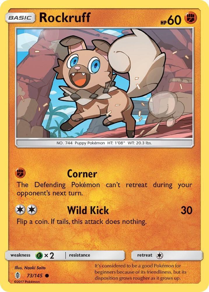 Rockruff (73/145) [Sun & Moon: Guardians Rising] (Online Only)