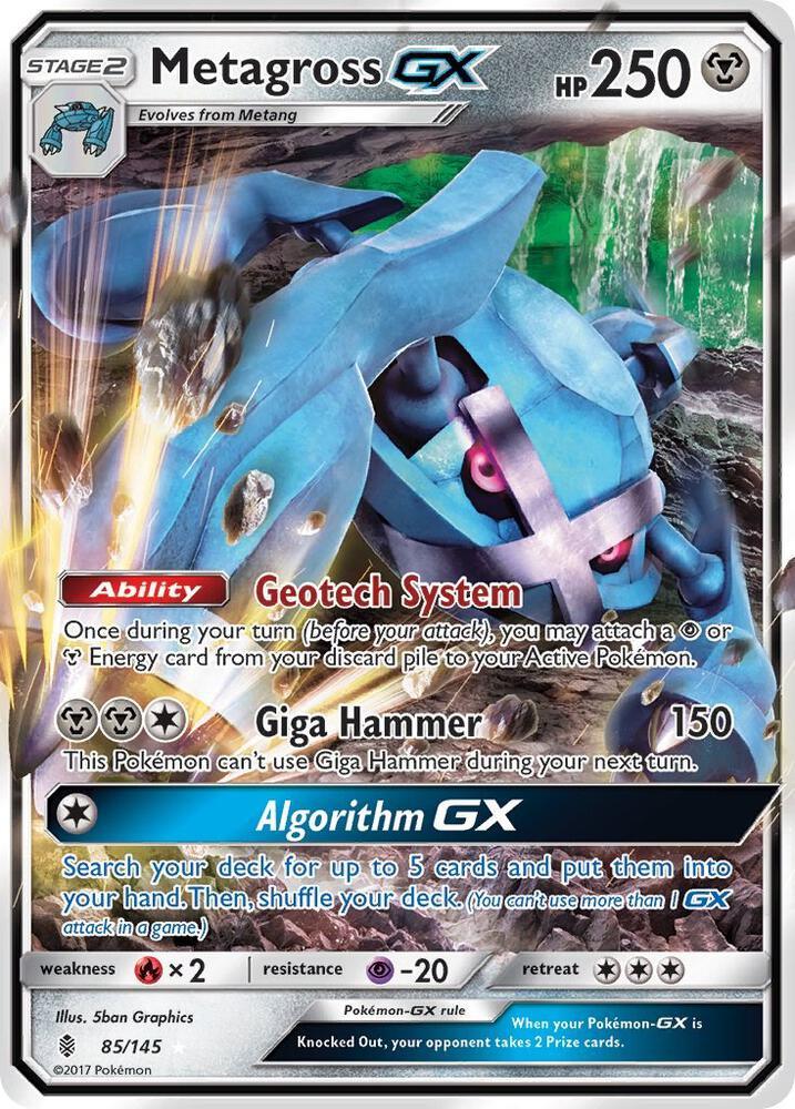 Metagross GX (85/145) [Sun & Moon: Guardians Rising] (Online Only)