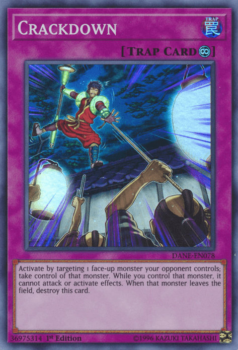 Crackdown [DANE-EN078] Super Rare (ONLINE ORDER ONLY)