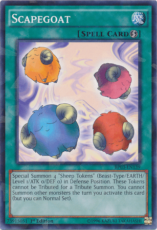 Scapegoat [BP03-EN139] Shatterfoil Rare (ONLINE ORDER ONLY)