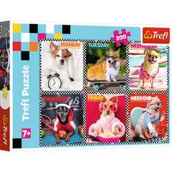 Trefl Red 200 Piece Kids Puzzle - Happy Dogs (ONLINE ORDER ONLY)