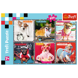 Trefl Red 200 Piece Kids Puzzle - Happy Dogs (ONLINE ORDER ONLY)