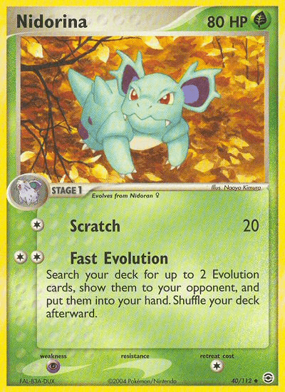 Nidorina (40/112) [EX: FireRed & LeafGreen] (Online Only)