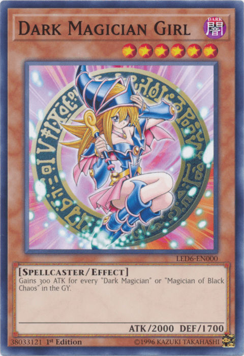 Dark Magician Girl [LED6-EN000] Common (ONLINE ORDER ONLY)