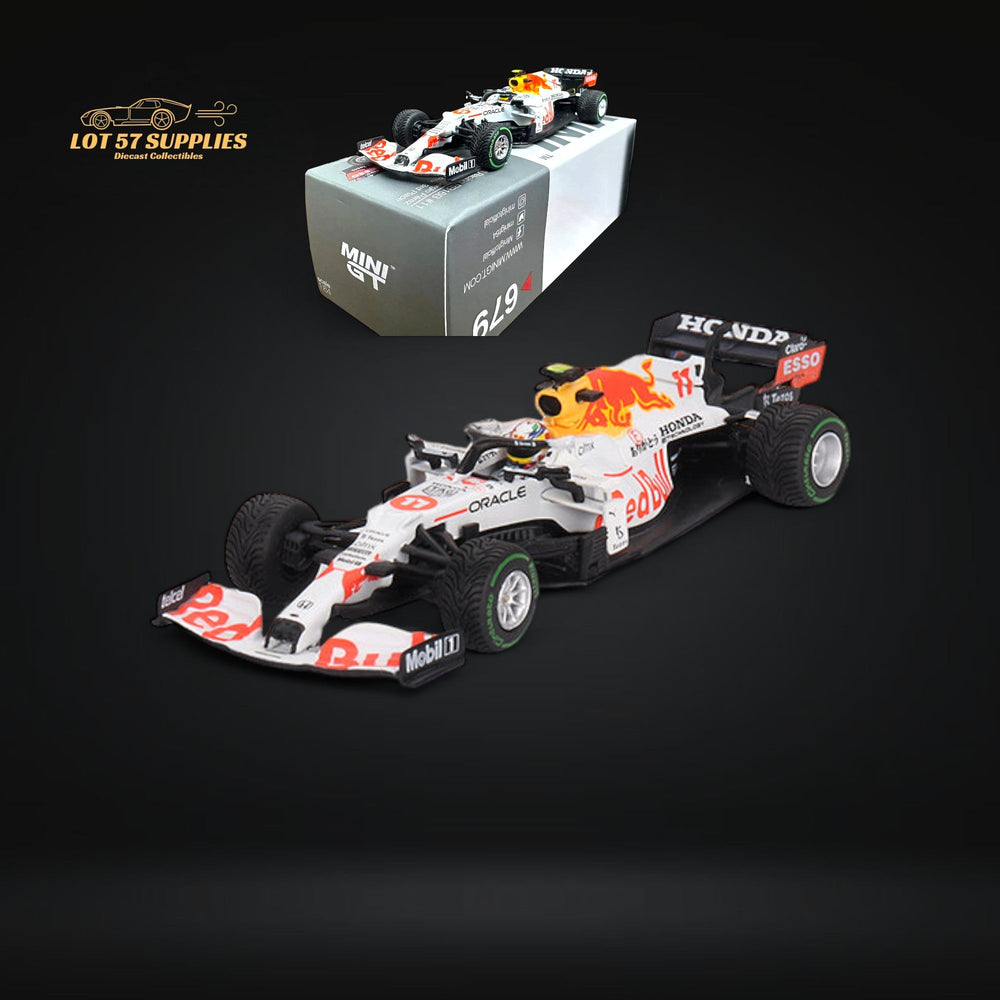 Mini-GT Red Bull RB16B #11 Sergio Pérez 2021 Turkish Grand Prix 3rd Place #679 1:64 MGT00679 (ONLINE ORDER ONLY)