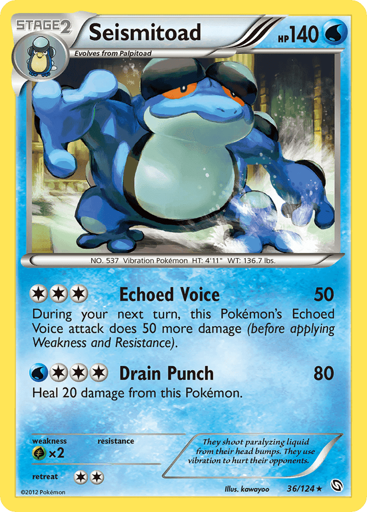 Seismitoad (36/124) [Black & White: Dragons Exalted] (Online Only)