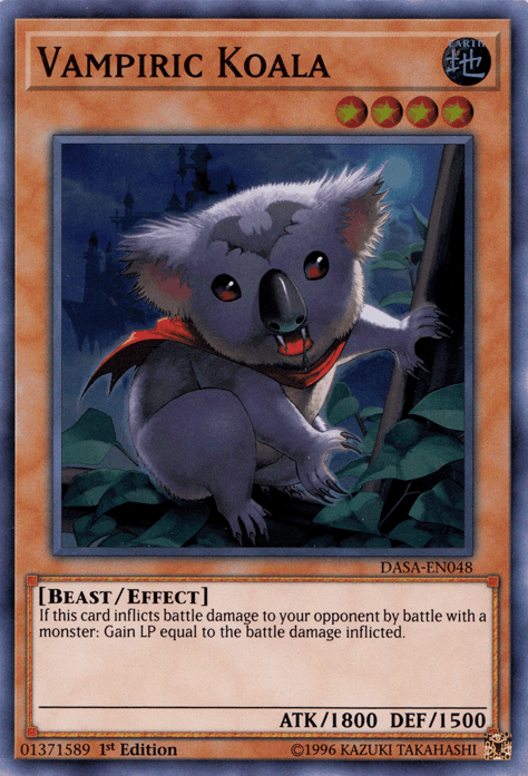 Vampiric Koala [DASA-EN048] Super Rare (ONLINE ORDER ONLY)