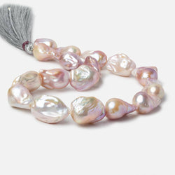 13.5-15.5mm Tonal Blush Pink Ultra Baroque Freshwater Pearls 16.5 inch 16 pieces AAA (ONLINE ORDER ONLY)