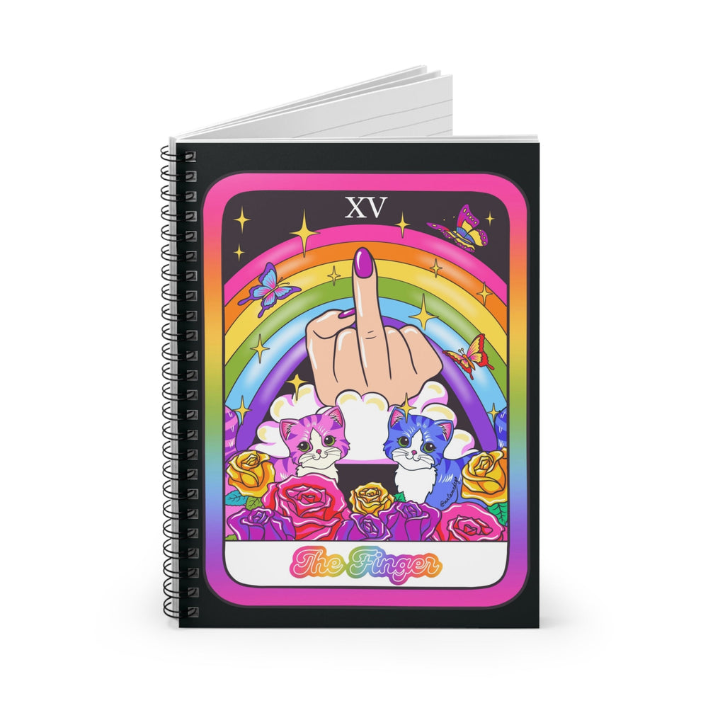 The Finger Tarot Notebook – Funny Rainbow Spiral Journal (ONLINE ORDER ONLY)