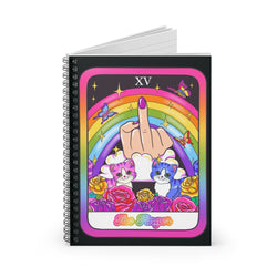 The Finger Tarot Notebook – Funny Rainbow Spiral Journal (ONLINE ORDER ONLY)