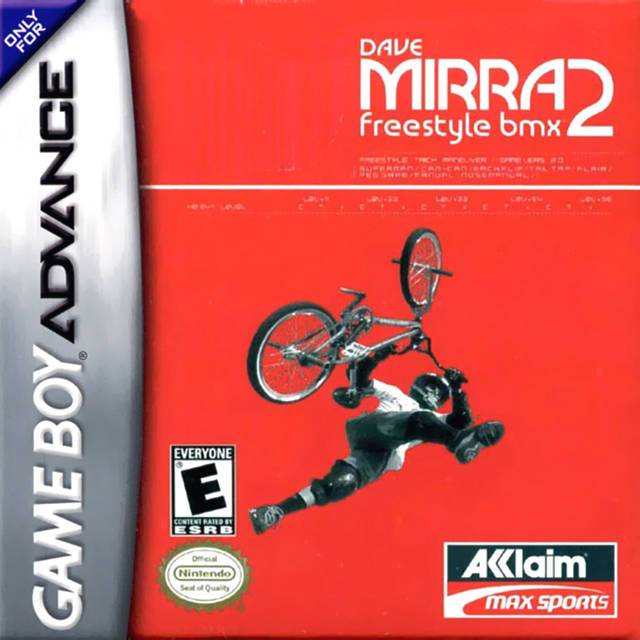 Dave Mirra Freestyle BMX 2 (Gameboy Advance) (ONLINE ORDER ONLY)