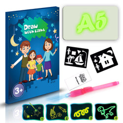 Toy Drawing Pad 3D Magic 8 Light Effects Puzzle Board Sketchpad (ONLINE ORDER ONLY)