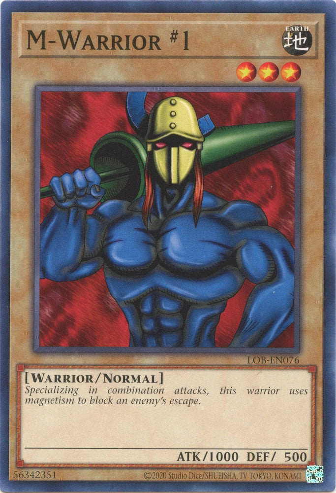 M-Warrior #1 (25th Anniversary) [LOB-EN076] Common (ONLINE ORDER ONLY)