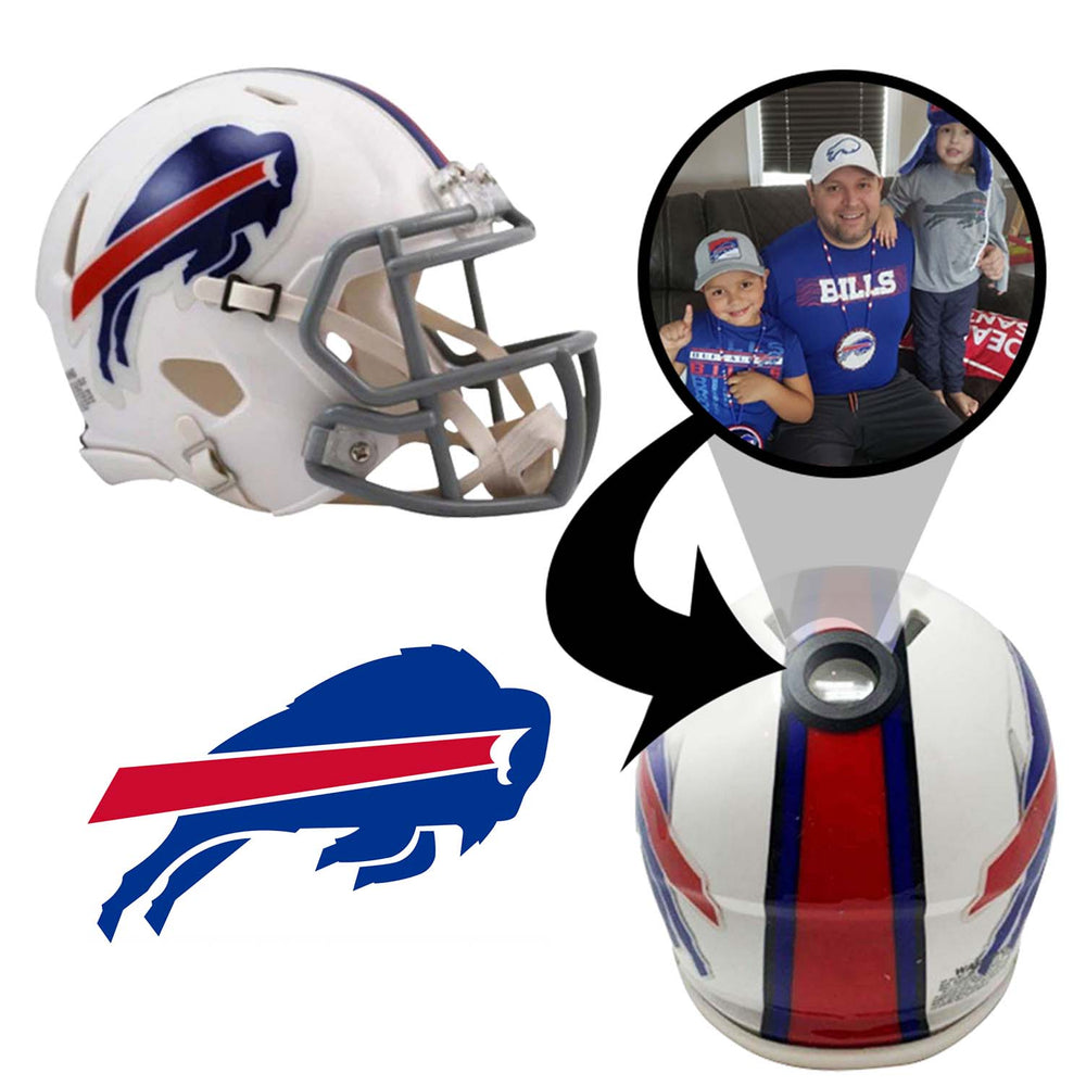 Buffalo Bills NFL Mini Helmet - Picture Inside (Online Order Only) (ONLINE ORDER ONLY)