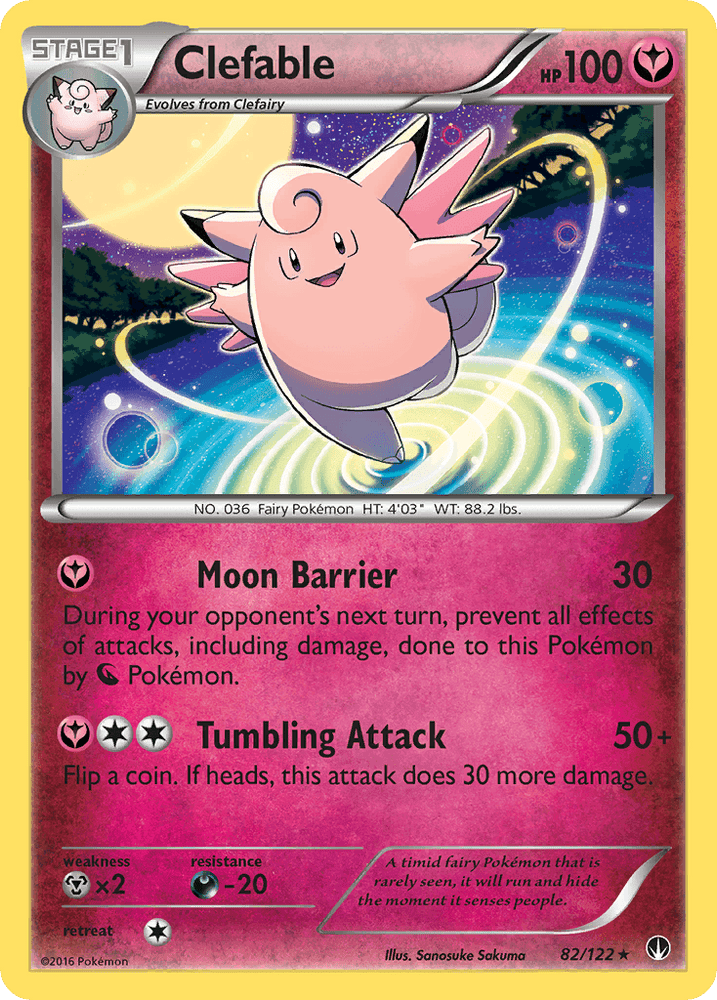 Clefable (82/122) [XY: BREAKpoint] (Online Only)