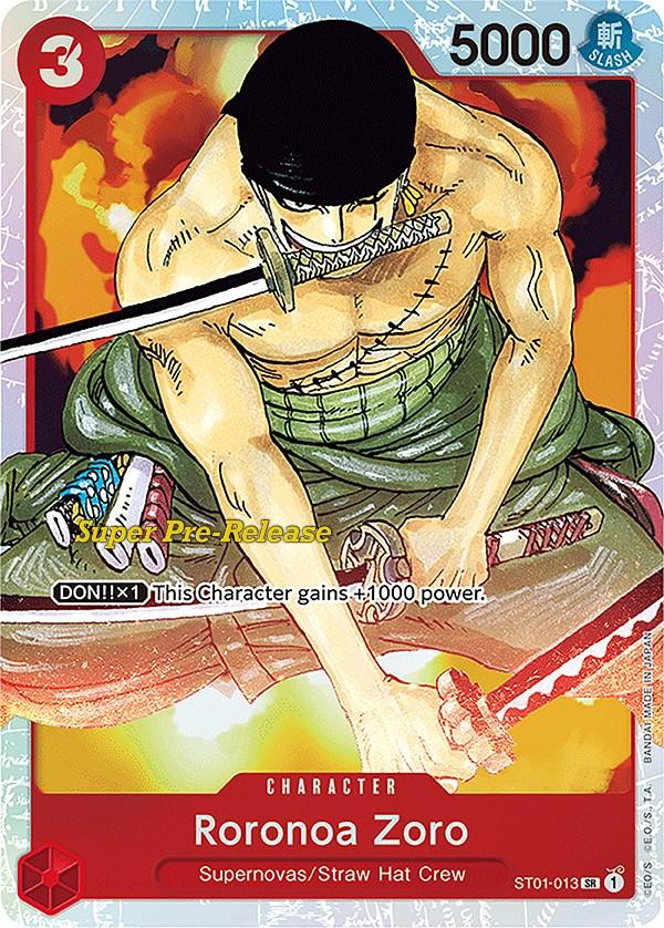 Roronoa Zoro [Super Pre-Release Starter Deck: Straw Hat Crew] (ONLINE ORDER ONLY)