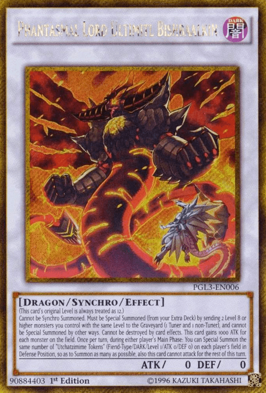 Phantasmal Lord Ultimitl Bishbaalkin [PGL3-EN006] Gold Secret Rare (ONLINE ORDER ONLY)