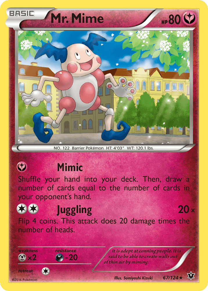 Mr. Mime (67/124) [XY: Fates Collide] (Online Only)