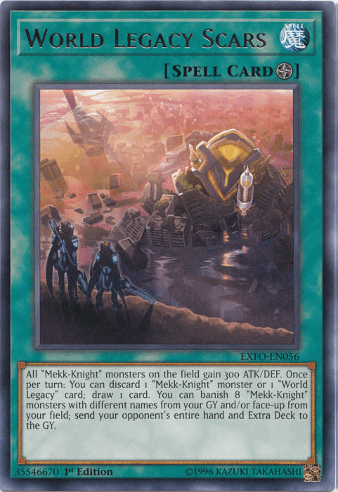 World Legacy Scars [EXFO-EN056] Rare (ONLINE ORDER ONLY)