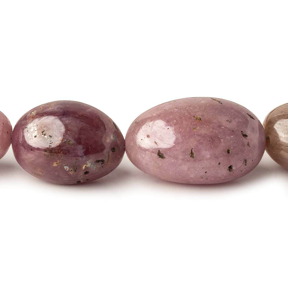 13x11-23x15mm Multi Color Sapphire & Ruby Plain Nugget Beads 17 inch 26 pieces (ONLINE ORDER ONLY)