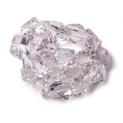 13x14-17x13.5mm Pink Amethyst faceted nugget beads 15 inch 26 beads (ONLINE ORDER ONLY)