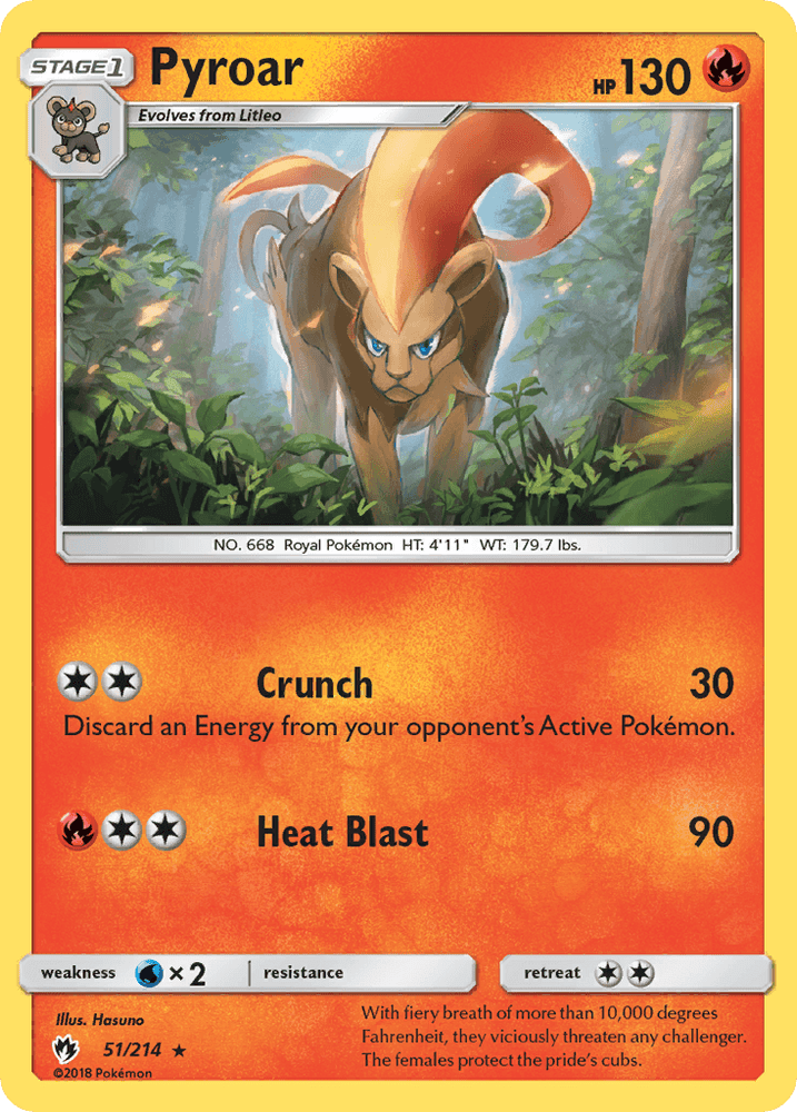 Pyroar (51/214) [Sun & Moon: Lost Thunder] (Online Only)