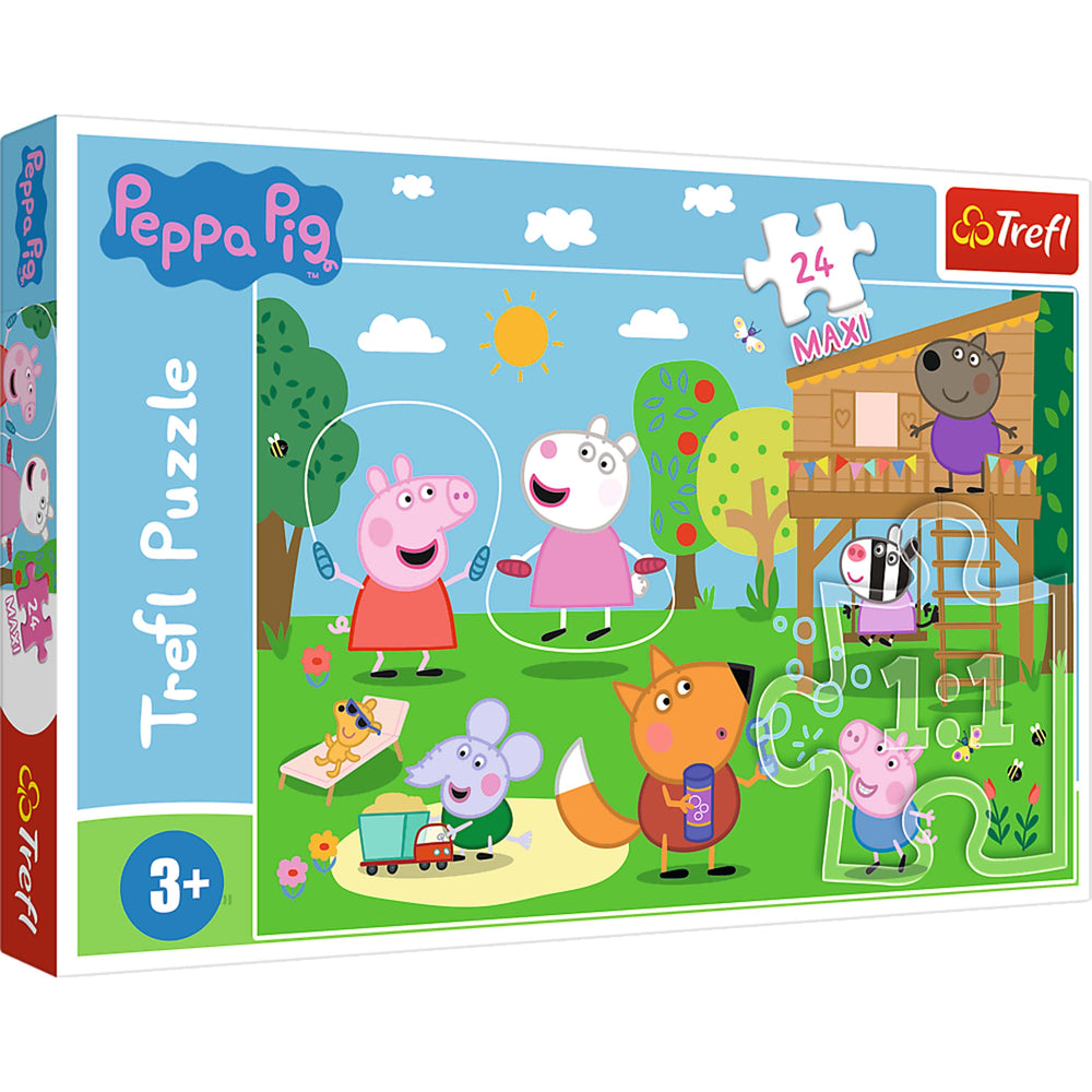Trefl Maxi Peppa Pig's Fun in the Grass 24 Piece Puzzle (ONLINE ORDER ONLY)