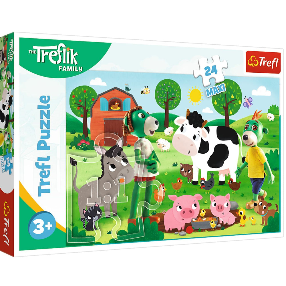 Trefl 24 Maxi Trefliks on the Farm Kids Puzzle (ONLINE ORDER ONLY)