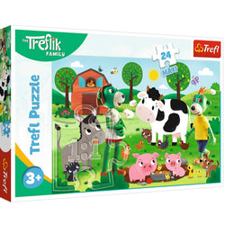 Trefl 24 Maxi Trefliks on the Farm Kids Puzzle (ONLINE ORDER ONLY)