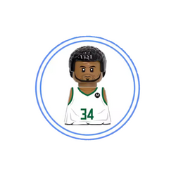 Giannis Antetokounmpo Custom Basketball Minifigure (ONLINE ORDER ONLY)