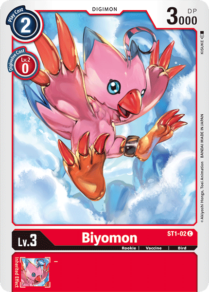 Biyomon [ST1-02] [Starter Deck: Gaia Red] (ONLINE ORDER ONLY)