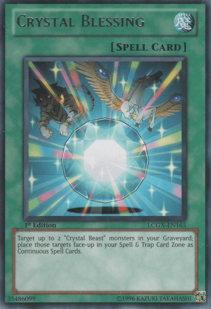 Crystal Blessing [LCGX-EN165] Rare (ONLINE ORDER ONLY)