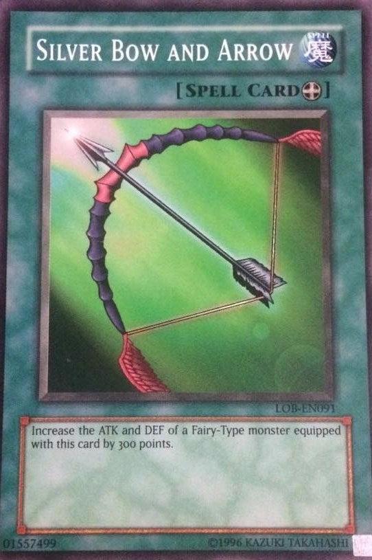 Silver Bow and Arrow [LOB-EN091] Common (ONLINE ORDER ONLY)
