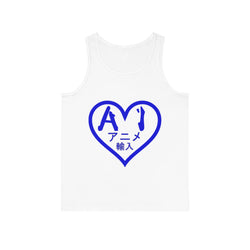 Anime Imports 2010 Heart Logo (Blue) Unisex Soft Tank Top