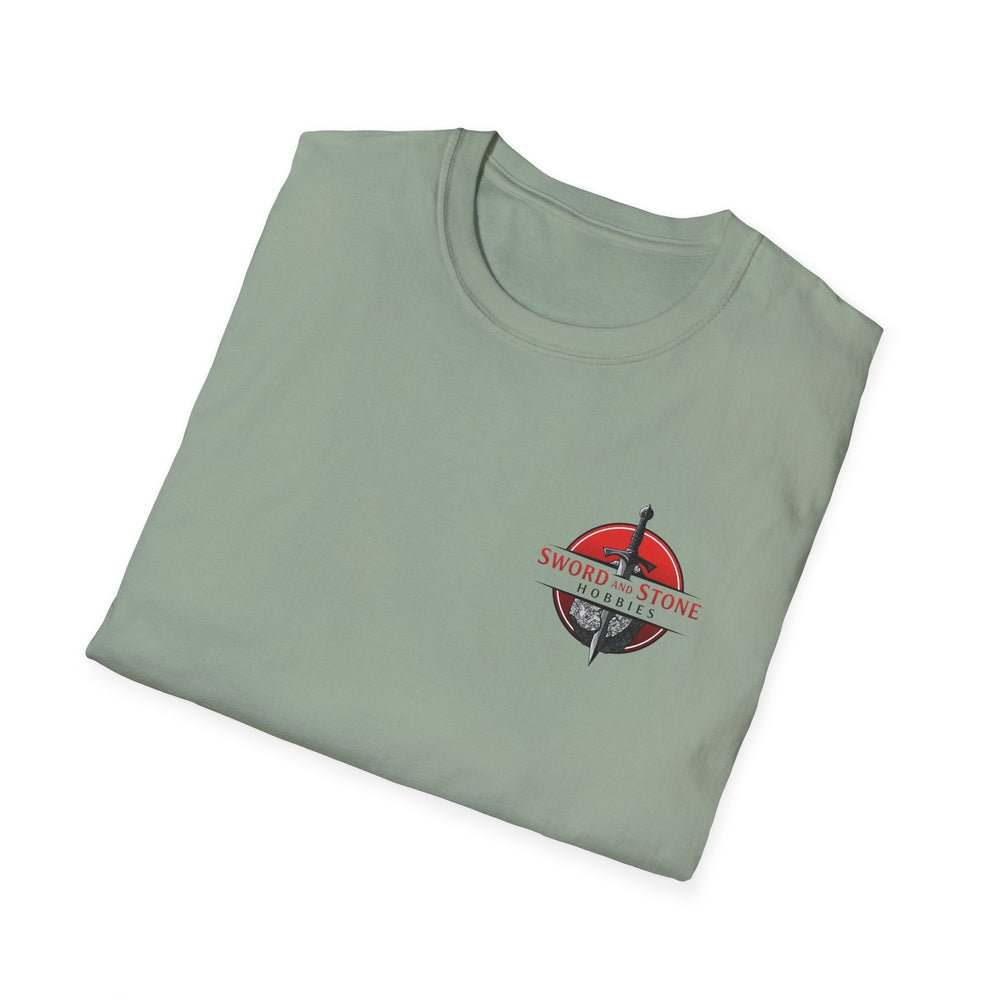 Sword and Stone Hobbies Logo T-Shirt - Sage (ONLINE ORDER ONLY)