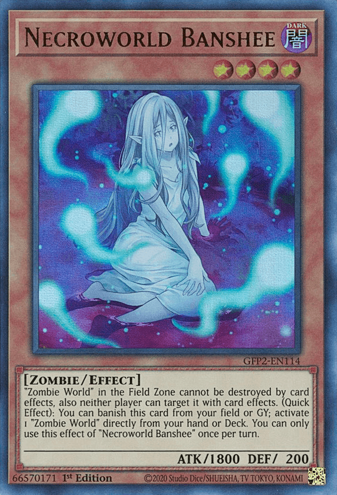 Necroworld Banshee [GFP2-EN114] Ultra Rare (ONLINE ORDER ONLY)