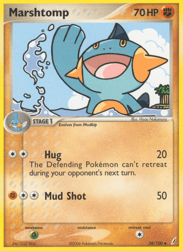 Marshtomp (38/100) [EX: Crystal Guardians] (Online Only)