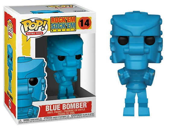 Blue Bomber (Rock 'Em Sock Robots, Retro Toys) 14 (Online Order Only)