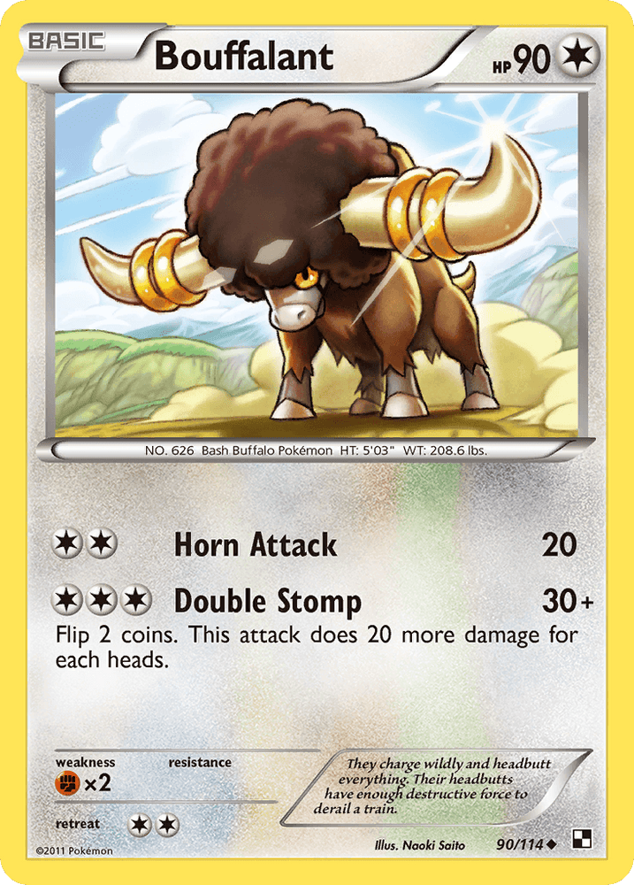 Bouffalant (90/114) [Black & White: Base Set] (Online Only)