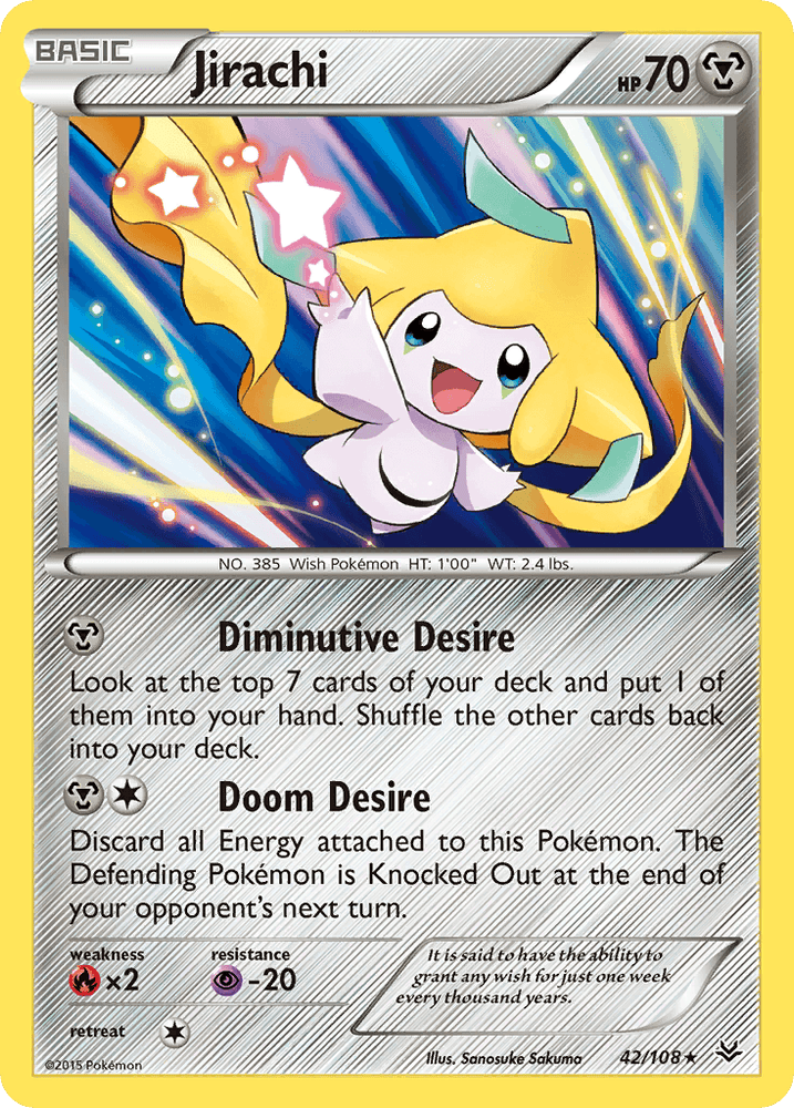 Jirachi (42/108) [XY: Roaring Skies] (Online Only)