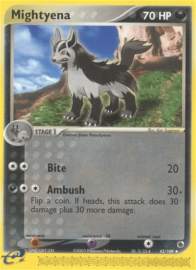 Mightyena (42/109) [EX: Ruby & Sapphire] (Online Only)