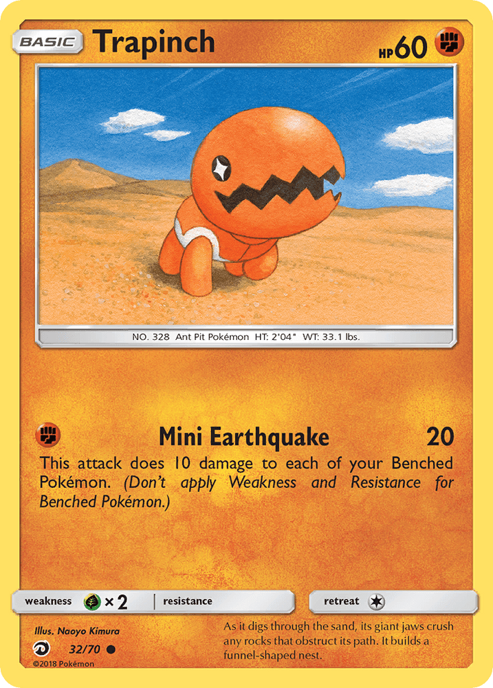 Trapinch (32/70) [Sun & Moon: Dragon Majesty] (Online Only)