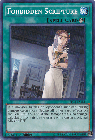 Forbidden Scripture [BP03-EN184] Common (ONLINE ORDER ONLY)