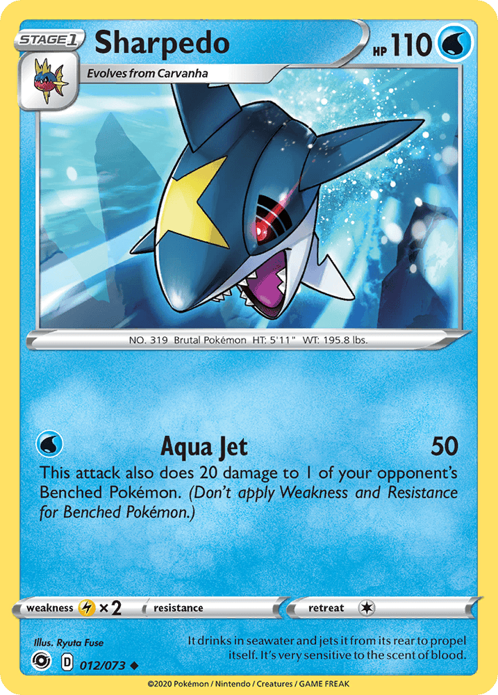 Sharpedo (012/073) [Sword & Shield: Champion's Path] (Online Only)