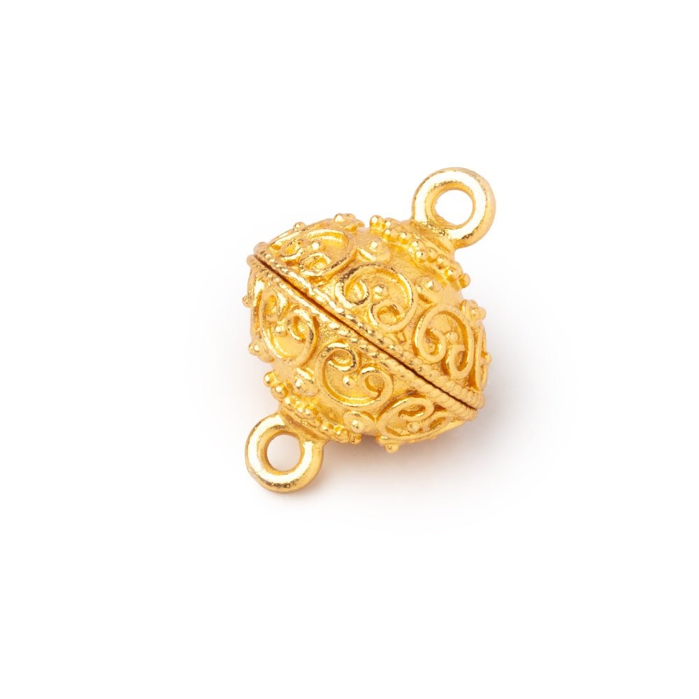 14mm Bali Design Magnetic Clasp 1 piece (ONLINE ORDER ONLY)