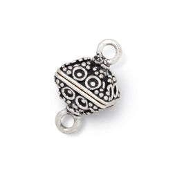 14mm Circle Design Bipyramid Magnetic Clasp 1 piece (ONLINE ORDER ONLY)